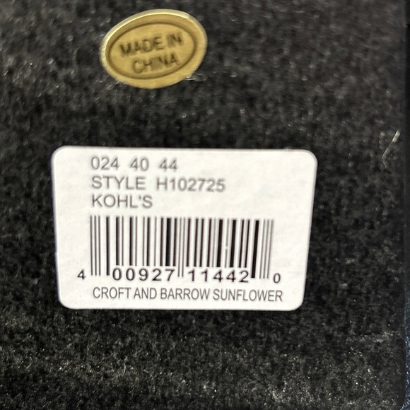 5x7 Sunflower Frame Croft and Barrow Metal Sunflowers Burlap Inset Black‎ Trim - Picture 7 of 12